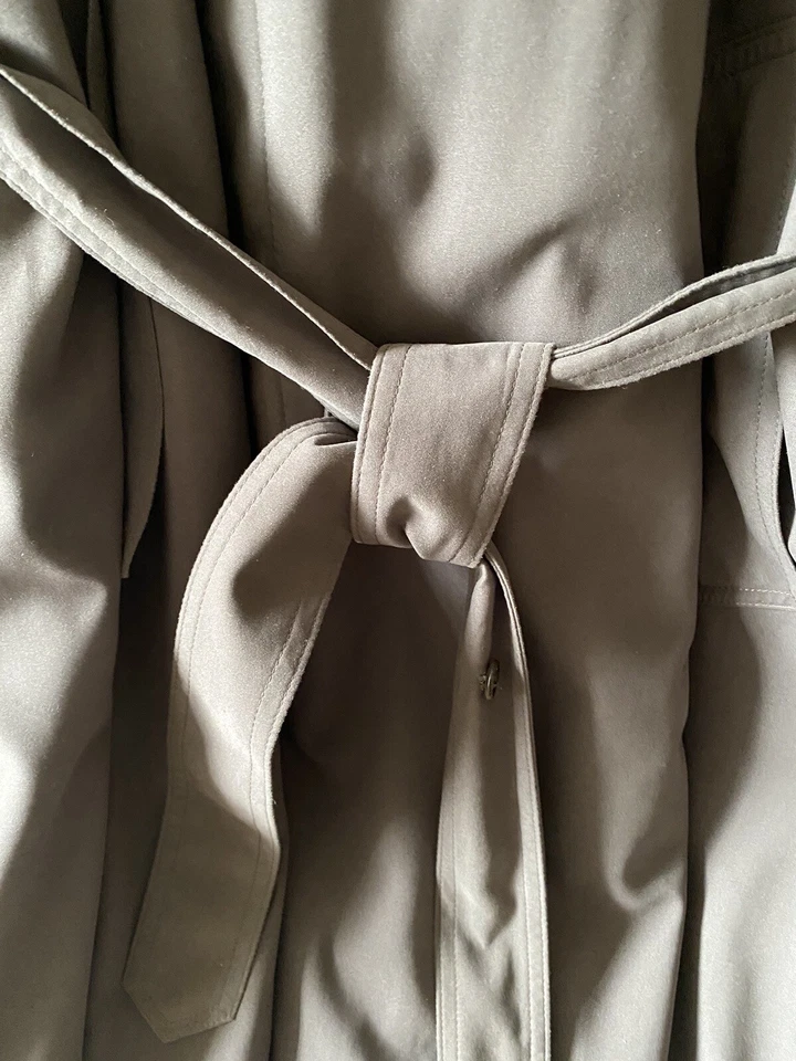 Мужская Newport Harbor подпоясанный Тренч молнии подкладка 54» длинный размер 44R сделано в США - Изображение 3 из 4