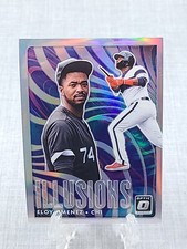 2020 Eloy Jimenez Donruss Optic #OI-8 Silver Holo Prizm Refractor Illusions