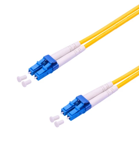 Bretella ottica monomodale duplex LC/LC Patch Cord fibra ottica - Made in Italy
