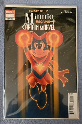 Marvel Disney What If...? Minnie Became Captain Marvel Variant Cover  2024 NEU