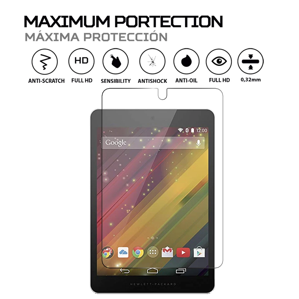 ANTISHOCK Protector Pantalla para Tablet HP 10 G2 2301 Foto 2 de 4