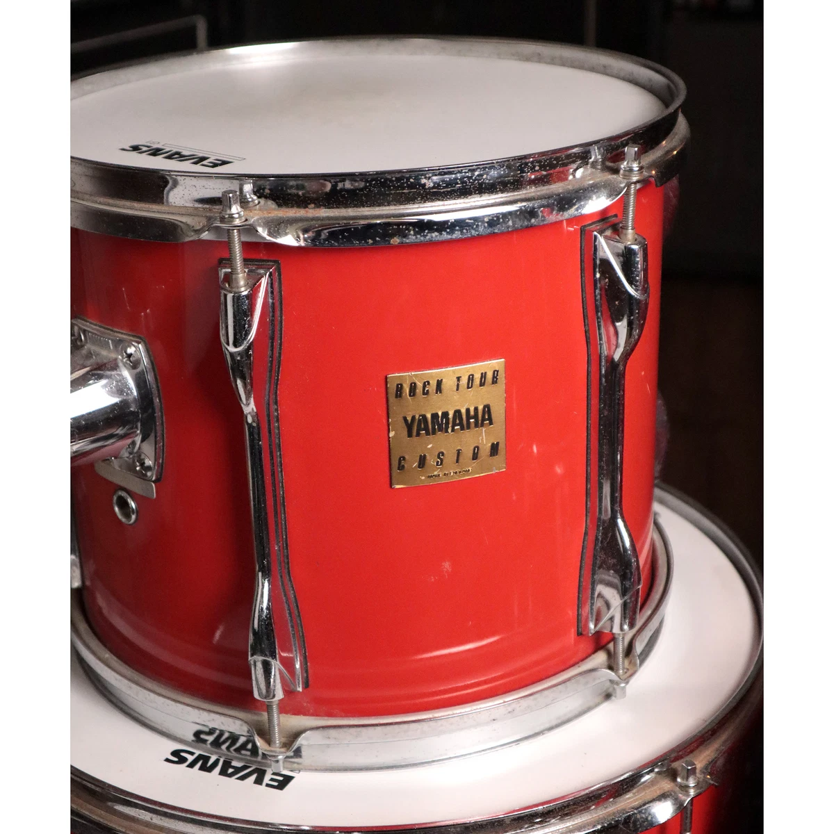 Yamaha Rock Tour Custom Shell Pack Hot Red PRE OWNED eBay