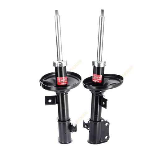 2 x KYB Strut Shock Absorbers Excel-G Gas Replacement Front 333432 ...