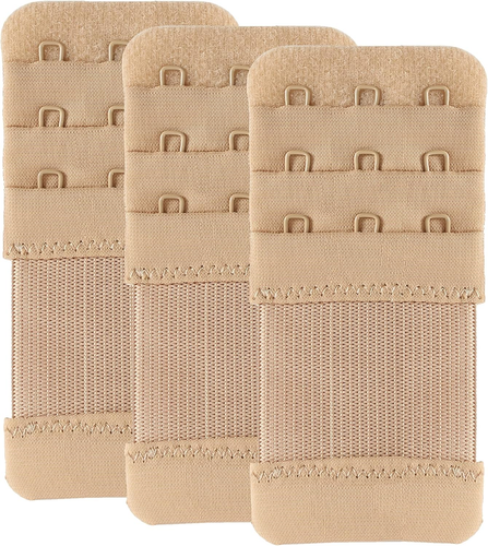 Bra Extender 3 Hook Elastic Stretchy Bra Band Extension 3Pcs-Pack - Picture 7 of 12