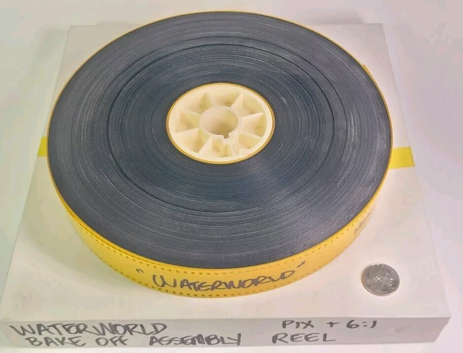 WATERWORLD MOVIE Kevin Costner 1995 35mm Movie Pre Theater Film Reel "READ" - Image 3 of 4