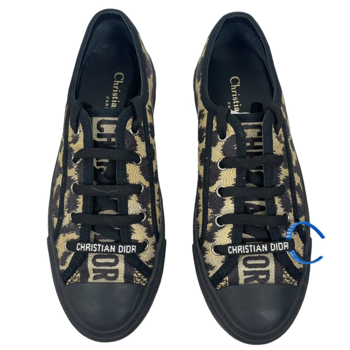 【ロゴが際立ちエレガント★】Walk'n'Dior スニーカー AUTHENTIC CHRISTIAN DIOR Walk N Dior Low Top Sneaker in