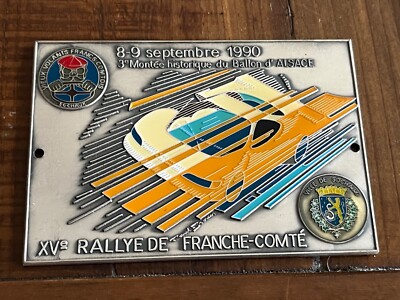 Plaque Publicitaire Tôle Rallye Du Var Sainte-Maxime 1989 - Grundig