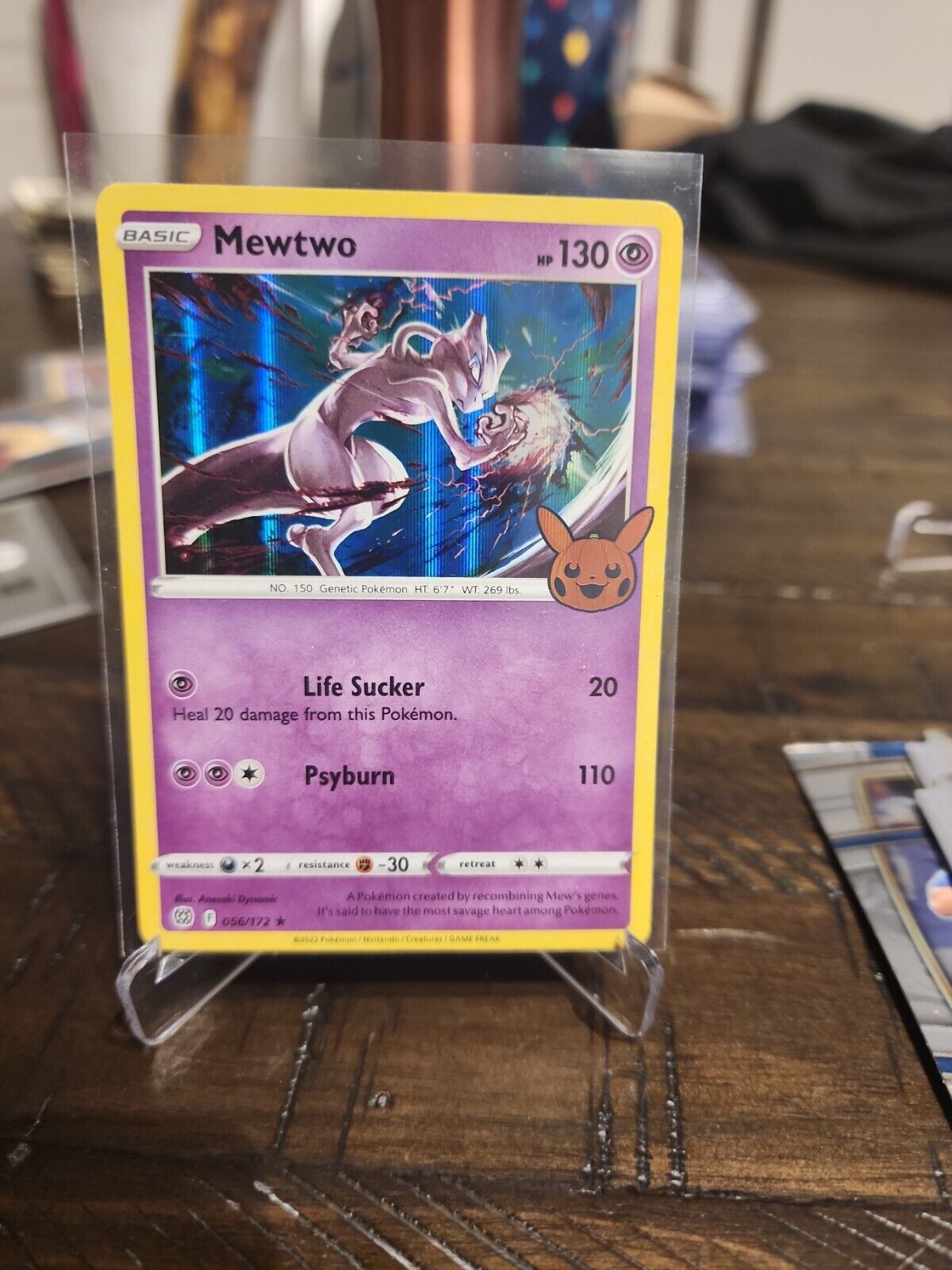 Pokemon Trick or Trade: Halloween Pokémon Card - Mewtwo