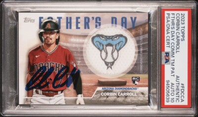 コービン・バーンズ　RC AUTO メジャーリーグ　サイン　カード 2024 Topps Signature Series Corbin Carroll PSA 10 Auto RC