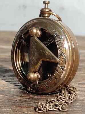 2 '' brass  Compass , Unique design，exquisite workmanship, Chinese antique