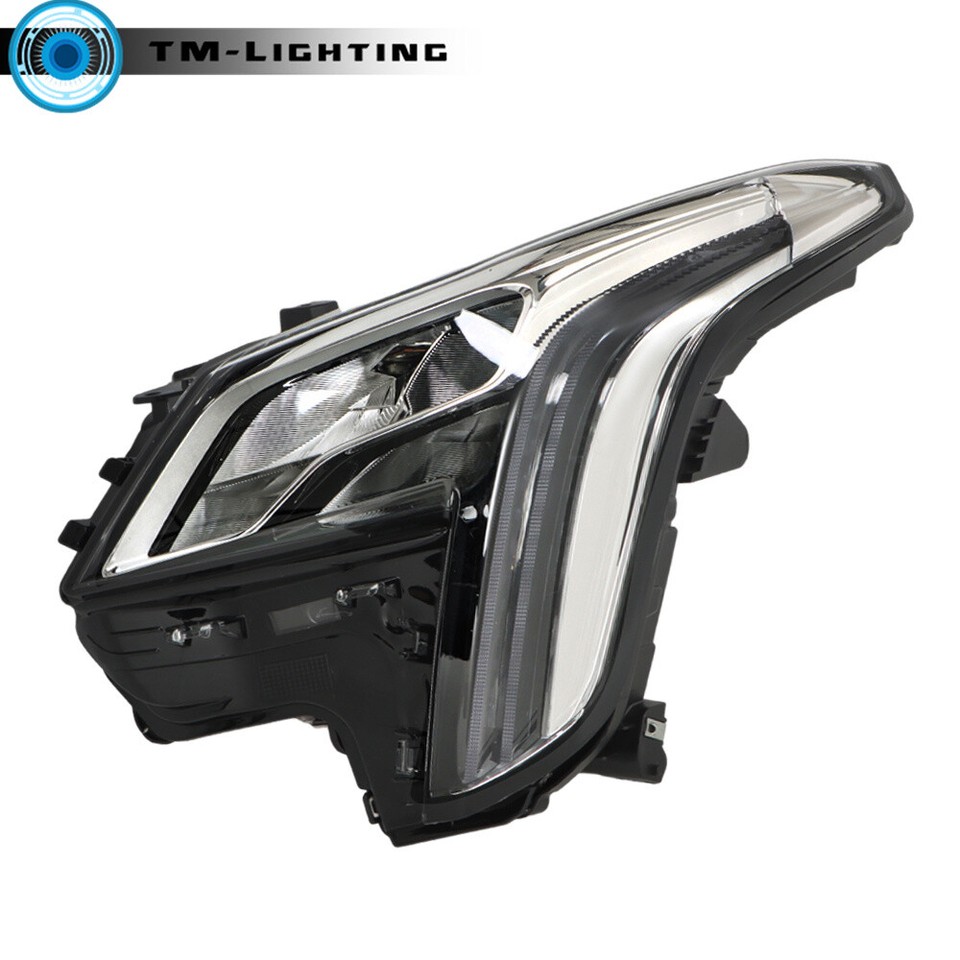 For Cadillac XTS 2018 2019 Clear Chrome Driver Left Side LED Headlight ...
