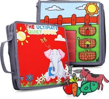 Busy Book for Toddler Airplane Car Activities Toy Road Trip Must Have Essential