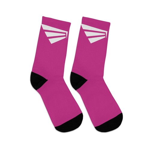 Pink Gym Socks - Anime Workout Socks / Super Woman Socks / Football Speed Socks - Picture 7 of 9