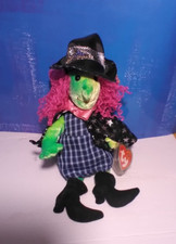 Ty Beanie Baby Scary the Witch Plush Stuffed w Tags