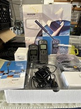 Lot of 2 - IRIDIUM Satellite Phones 9505A w/ 1 - PAA0601 Antenna  Accessories