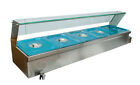5-Pan6 " Bain-Marie Buffet Steam Table Restaurant Food Warmer 110V HighA-Quality