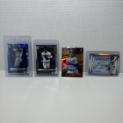 Julio Rodriguez Raw card lot of 4