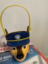 Chase Paw Patrol Halloween Easter Plastic Bucket Basket Candy