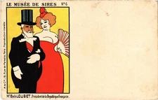 PC POLITICAL PROPAGANDA SATIRE MUSEE DE SIRES EMILE LOUBET FRENCH (a41489)