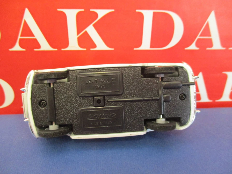 Die cast 1/43 Modellino Auto Seat 600 E Rally Tour Africa 1970 by Solido - Immagine 4 di 4