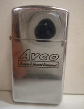 AVCO Research Advanced Development RAD R&D Zippo Lighter 1959 Missile Engine Vtg