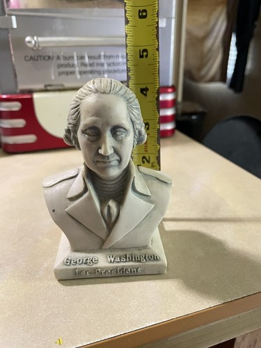 GEORGE WASHINGTON Bust Reproduction Of Houdon MOUNT VERNON 1998 - Picture 2 of 2