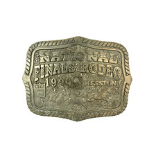 Award Design Metals NFR Hesston 1999 Metal Belt Buckle