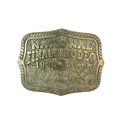 Award Design Metals NFR Hesston 1999 Metal Belt Buckle
