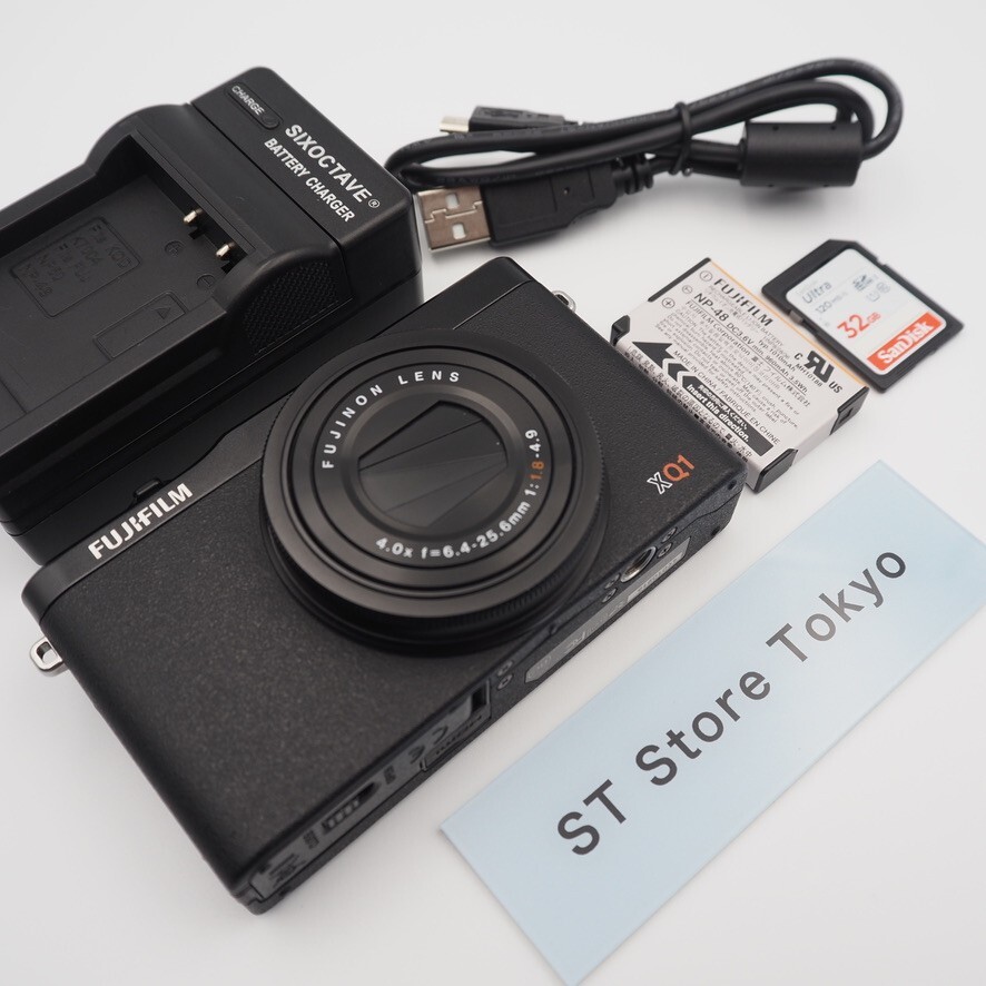 Mint] Fujifilm XQ1 Black 4x Zoom X Series Camera w/New battery
