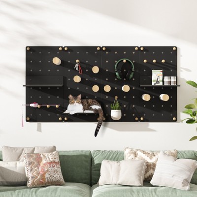 COZIWOW DIY Wall-Mounted Cat Climber Set Cat Wall Steps Climbing Frame Furniture