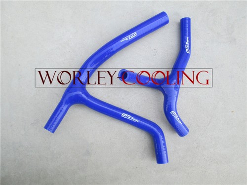 CA-L&R Aluminum Radiator & Hose For KAWASAKI KLX450R KLX450 2008 2009 BLUE new - Picture 19 of 20