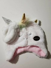 Unicorn Cozy Creatures Hat And Mitten Set New 