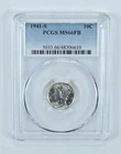 1941-S Mercury Dime MS66 FB PCGS Blue Label