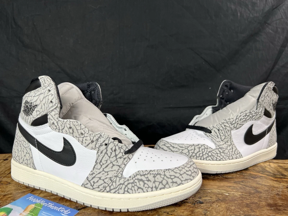 Jordan 1 Retro OG High White Cement for Sale | Authenticity