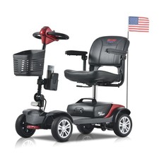 Metro Mobility Scooter 4 Wheel Folding Travel Scooter 4.97Mph 10Miles 300lbs