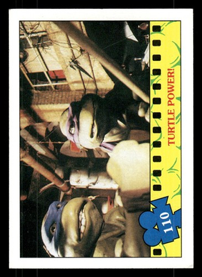 #ad #ad 1990 Topps Teenage Mutant Ninja Turtles Movie #110 Turtle Power $1.29