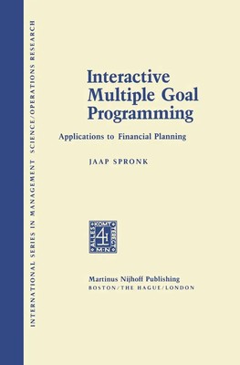 J. Spronk | Interactive Multiple Goal Programming | Taschenbuch | Englisch | xii