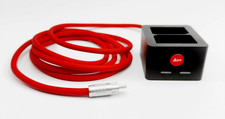BC-SCL7 Dual Battery Charger for Leica BP-SCL7 M11 Batts w/ Red USB-C Cable