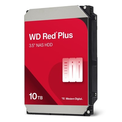 Western Digital WD Red Plus 10TB 512MB 3.5 Zoll SATA Interne NAS Festplatte (CMR