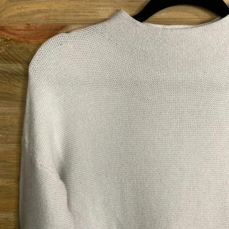 Vestido Suéter Hazel And Olive Blanco Talla Pequeña 0189 Foto 2 de 4