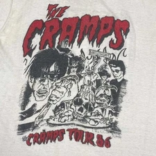 Remake 1986 The Cramps band Short sleeve Unisex T shirt Men Women S-5XL