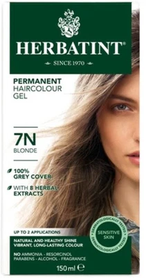 Herbatint 50th anniversary ammonia-free permanent hair dye shade 7N Blonde new