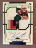 2025 Kyle Williams - National Treasures Green Triple Rookie Materials Auto 18/18