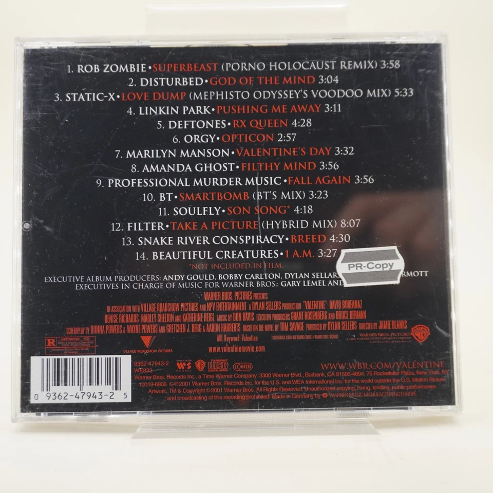 Various – Valentine: Music From The Motion Picture | CD | Zustand sehr gut - Bild 2 von 2