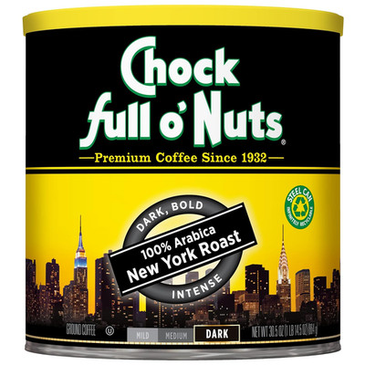 New York Roast Ground Coffee   Premium Beans in Recyclable Steel Can   Rich Flav