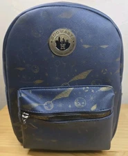 "Harry Potter Mini Backpack – Blue with Gold Quidditch Design"
