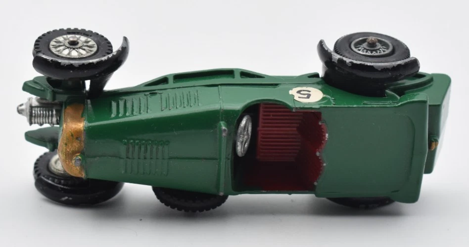 Matchbox MoY Yesteryear Y5 Le Mans Bentley green, green soft top. Lesney England - Image 4 of 4