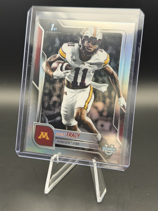 2025 Bowman University Chrome Javon Tracy #175 Silver Refractor Minnesota 