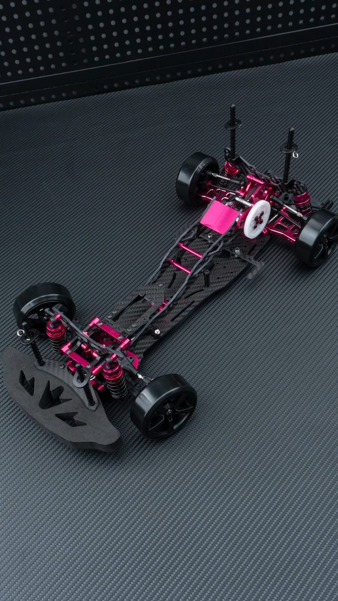 Alloy & CF 1/10 Chassis Sakura D5 MR V2 Frame Kit RC 2WD Drift Car