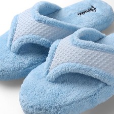 Indoor Bedroom Thong Slippers Non-Slip Sole, Comfortable Warm Womens Footwear